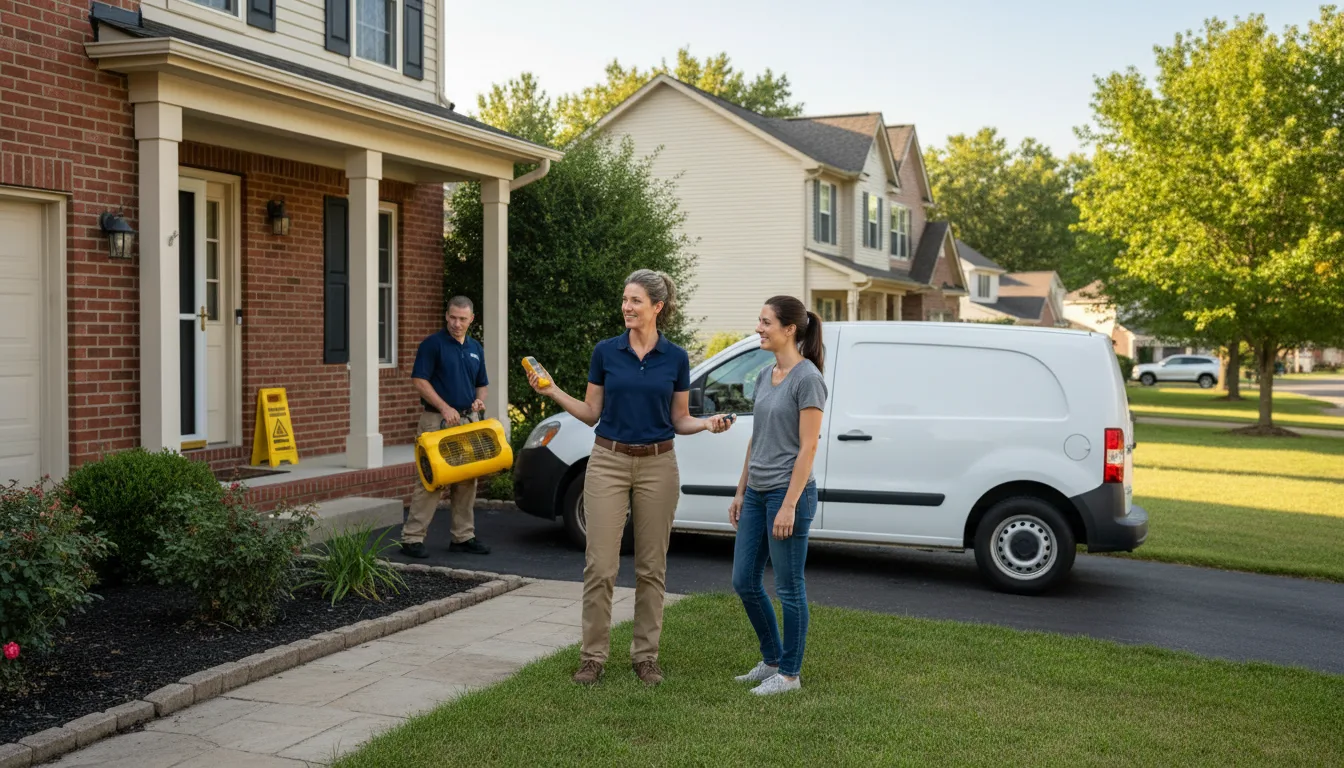 Water restoration image for Dehumidification And Cleanup Services in Lyons, OR